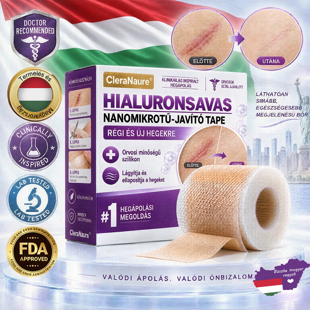 Vitalisys® Hyaluronsavas Nanomikrotű-hegjavító Tapasz