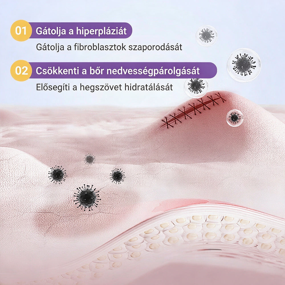 Vitalisys® Hyaluronsavas Nanomikrotű-hegjavító Tapasz